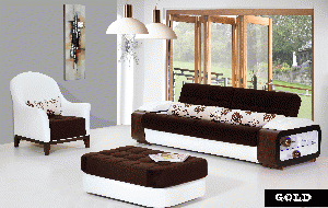 gold sofa set